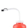 Boxing Jogging Large Capacity Portable Water Bottle BPA Free Push Type Reusable Plastic Bottles With Long Straw