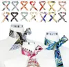 Ny Silk New Small Women Fashion Scarf Hair Bag Handle Dekoration Tie Multifunktion Handband Tryckt Streamers