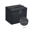 Storage Box for Jewelry with a Large Capacity 5-Layer Multifunctional Cosmetic Organizer Made of Leather (26.5*23*19.5cm)