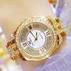 Stylish Trendcy Watches Golden Silver Color Rose Gold Color Ins Full Diamonds Women Dress Watches Shiny Elegant Girls Gift1957369