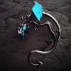 Hoop & Huggie Luminous Dragon Earrings Black Male And Female 3 Colors