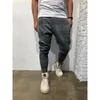 2020 Plaid Mens Casual Pantaloni Della Banda Piazza Stampato Pantaloni Della Tuta Pantaloni Stile Harem Mens Inverno Scacchiera Moda Maschile Streetwear258V