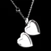 Changement de température couleur humeur collier amour coeur Photo médaillon pendentif colliers maxi déclaration charme hip hop bijoux