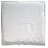 Housse de coussin en sergé de coton pur blanc/naturel toutes tailles avec fermeture éclair cachée pour impression personnalisée/bricolage coussin en coton blanc 200GSM