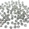 1000 pcs/lot perles argentées antiques entretoises perles accessoires de bijoux pour la fabrication de bijoux bricolage 4.5mm