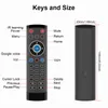 T1 Pro Remote Control 2.4G Wireless Air Mouse Giroscopio Controllo vocale Tastiera a 22 tasti per HK1 X96 H96 Android TV Box