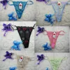 Nyaste Kvinnor Lace Transparenta Panties Lady Fashion Tangas G-Strängar Thongs Underkläder T-Pants Underkläder Panties Bragas