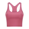Sports Bra Yoga Tank Top gratis att vara gymkläder Kvinnor Väst med vadderade behåar som kör hudvänlig tränare Fitness Stuffsäker underkläder