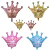 4 Colors 70*75CM Golden Crown Helium Balloon Pink Princess Crown Foil Balloons For Happy Birthday Wedding Party Baby Decoration Supplies