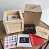 Orologi da polso di lusso SF scatola di legno certificato orologi regalo quadrato per scatole originali da donna da uomo elencate di recente