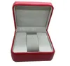 Nouvelles boîtes rouges montre livret carte et papiers en anglais montres Co-Axial James Bond 007 intérieur extérieur hommes montre-bracelet Box224P