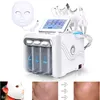 7 في 1 Bio RF Hammer Hydro Microdermabrasion المياه Hydra dermabrasion سبا الوجه الجلد المسام آلة التنظيف الأكسجين جيت