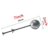 Teesieb Ball Push Infuser Edelstahl Loseblatt Kräuterteelöffel Siebe Filter Diffusor Küche Bar Drinkware Werkzeug BH4118 TYJ