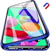 Étui de protection magnétique anti-chute en verre trempé double face pour Samsung Galaxy A31 A21S A51 A71 A11 A81 A91 M4540330