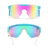 Originals solglasögon speglade glasögonram UV400 -skydd Z87+ Lens säkerhetsglasögon 10 färger med case3043762