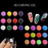 EA 12st Set Sculpture Gel Styling LED UV Gel 3D Modeling Nail Sculping Carved Nail Polish3799068