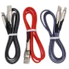 Телефонные кабели из цинкового сплава, нейлоновая оплетка, 1 м, для быстрой зарядки, зарядный кабель Micro USB Type C, шнуры для MG HTC Samsung Huawei211h