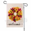 hot Garden Flag garden sign summer welcome yard outdoor party pineapple decoration Banner Flags 47*32CM 50pcs T2I51434