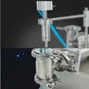 Máquina de enchimento líquida manual para suco de leite de água e outra máquina de enchimento quantitativa automática de cabeça única