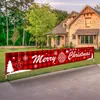 Merry Christmas Banner Decoration Hanging Banners Large Xmas Sign Navidad New Year Home Decor Supplies JK2009XB