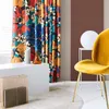 Zasłony zasłony retro luksusowa kolorowa kreatywność do salonu w cieniu sypialni lniana tkanina izolacyjna okno izolacji S489#401