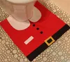 Copertina di servizi igienici natalizi decorazioni per la casa per il pupazzo di pupazzo di coperchio coperchio del coperchio del bagno di Santa claus