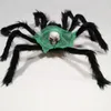 Halloween Decoration Black Large Spider Skull Skeleton Head Props for Indoor Outdoor Home Party Supplies Decor JK2009XB