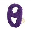 Женщины шарф бесконечность шарфы с карманом на молнии 22 цвета легкие чистые цветные кольца шарф шарфы хранения нагрудник рождественский подарок C345