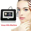 Portable Face Skin Lift High Intensity Focused Ultrasound Anti Aging Wrinkle Removal Vmax Hifu Machine With 3 Cartridges