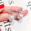 Luxe sieraden studs vlinder oorbellen set sieraden voor dames ontwerper mode gold parel -statement love oorrings5226030