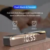 Mirror Screen TV Sound Bar Dual Alarm Clock Aux USB Wired Wireless Bluetooth Speaker Home Theatre Surround Soundbar For PC TV11051265