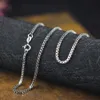 Ювелирные изделия из стерлингового серебра S925, тайское серебро, женское ожерелье ручной работы 20 мм с двойной коробкой7863450