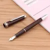 Metal Office Classic Silver Plastic Wine Red Little Prince Luxurious Gift 163 Serienummer Fountain Pen8828443