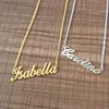 Stainless Steel Choker Custom Name Necklace Personalized Jewelry Men Handmade Nameplate Pendant Necklaces Women Friend Gift7051098