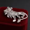 i-remiel Antique Animal Lion broche broche hommes costume col de chemise accessoires revers Badge épingles et broches mariage Dress1