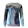 Zabawny Wzór wielorybów Drukowane z długim rękawem o-neck bluzy bluza damska casual sweter luźna bluza 2020 kapturze 5xl # 93