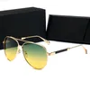 0122 Voiture Carreras Lunettes de soleil miroir lentille pilote cadre avec lentille supplémentaire échange voiture grande taille hommes conception sunglass2848830