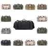 Camo Tactical Bag Impermeabile Marsupio militare Molle Outdoor Pouch Bag Campeggio Escursionismo Zaino durevole Borse sportive da viaggio CYZ2761 10 pezzi