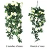 Simulation Gefälschte Blume Rose Reben Wand Hängen Blume Orchidee Hängenden Korb Wohnzimmer Balkon Hause Dekoration8854014