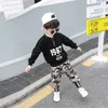 2PC Kids big Boys Military Clothes Clothing Sets Young Boy Top Trousers Outfits Suits Children Camouflage Tracksuits for 312t4506716