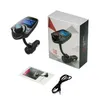 T10 Trådlös bil MP3 Bluetooth Bilspelare LCD-ljud Stereo USB Billaddare FM-sändare Support TF-kort med detaljhandelspaket