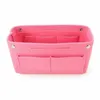 Felt Tote Handbag Purse Cosmetic Storage Makeup Bag Pocketbook Organizer Insert Divider1322V