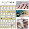 Наклейка для ногтей, самоклеящаяся ромашка, солнечный цветок, модный логотип Miss Colors, новый стиль 2020, бренд 40, дизайн на выбор5833651