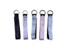 29 Stijlen Polsband Sleutelhangers Bloemen Gedrukt Sleutelhanger Neopreen Sleutel Ring WristLet Sleutelhanger Party Gunst 300 Stks