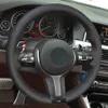 Auto Lenkrad Abdeckung DIY Schwarz Künstliche Leder Für BMW M Sport F30 F31 F34 F10 F11 F07 X3 F25 f32 F33 F36 X1 F48 X2 F39