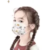 Halloween-Kürbisschädel Einweg-Gesichtsmasken für Kinder, 3-lagig, Vlies-Mund-Anti-Staub-Atemmasken, auf Lager, kostenloser Versand
