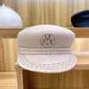 Sombreros octogonales de lana de otoño e invierno para mujer, boinas cálidas informales, sombrero de vendedor de periódicos con letras duras, vestido Retro nuevo para mujer Fedora4889335