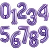 40 pollici Grande numero palloncino 1 2 3 4 5 Numero cifre elio fioretto Ballons Baby Shower festa di compleanno decorazione per nozze HHE1612