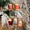 Best Wish Babypuppe, Weihnachtsdekoration, Geschenk, Holzhandwerk, Weihnachtsbaumschmuck, Anhänger, Neujahrsparty-Dekoration für Zuhause, Navidad