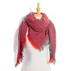 Scarfs for Women Fashion Squard Scarf Färgglada Confetti Style Winter Warm Scarves Shawl Wrap Neck Gaiter Ny design